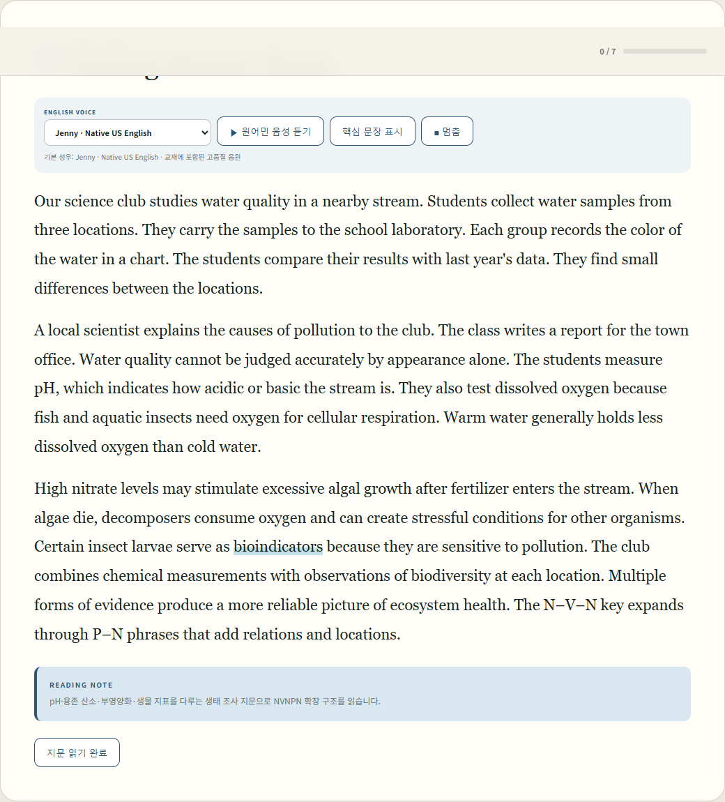 T3 Reading U08 — Testing Stream Water